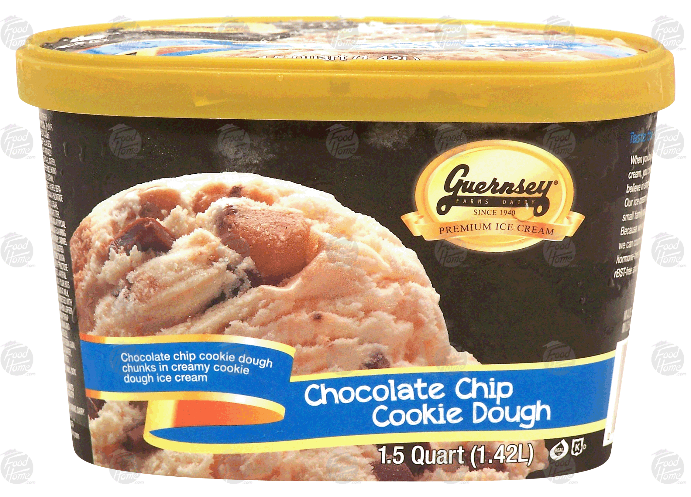 Guernsey  chocolate chip cookie dough ice cream Full-Size Picture